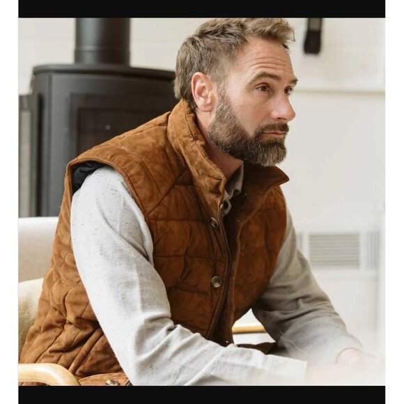 Buffalo Jackson Suede Leather Vest - Picture 3 of 4